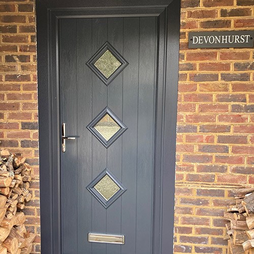 Black Front Doors for houses hampshire